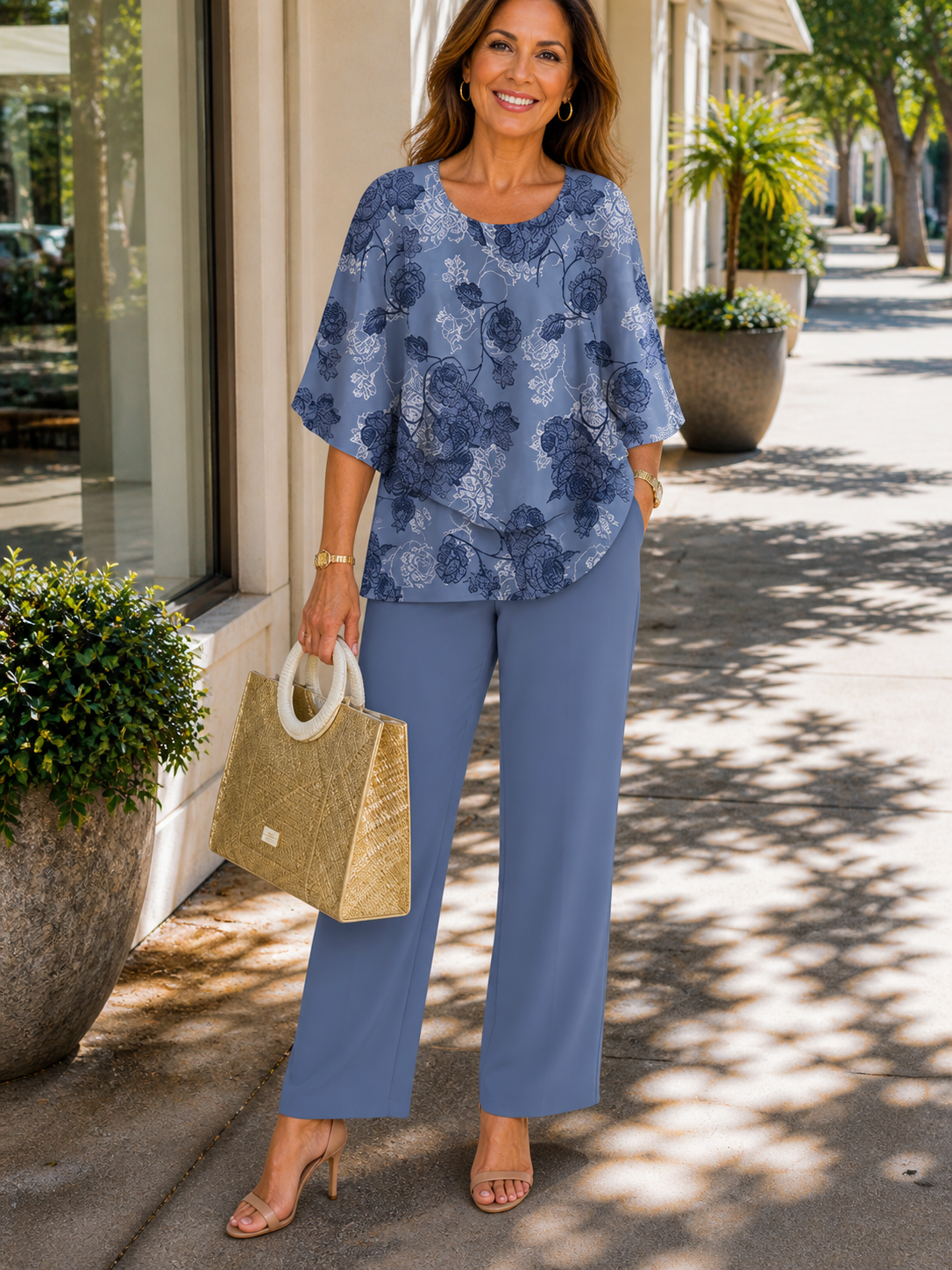 Cindy | Women’s Straight Leg Two Piece Matching Set