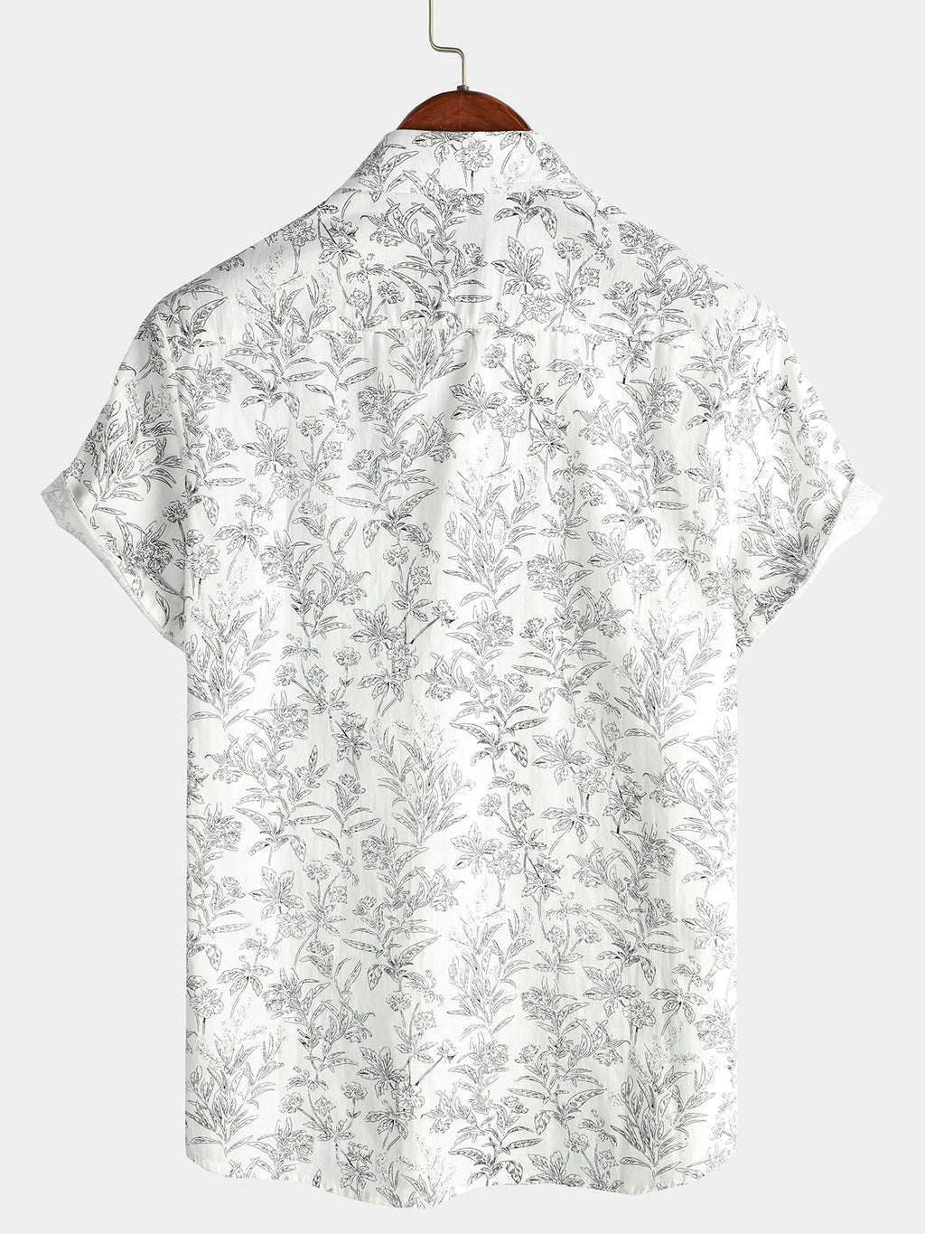 Clayton | Men's Short Sleeve Printed Summer Dress Shirt