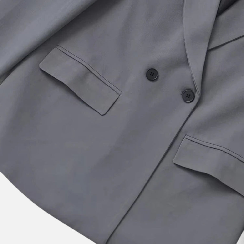 Cleo | Women’s Double Breasted Long Sleeve Blazer