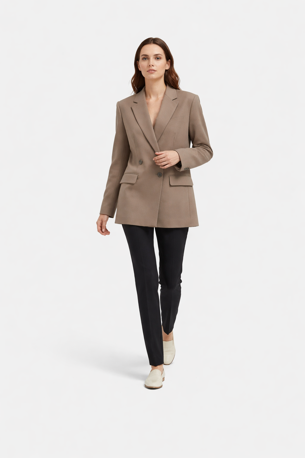 Cleo | Women’s Double Breasted Long Sleeve Blazer