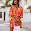 Constance | Women’s Flowy Tiered Ruffle Mini Dress