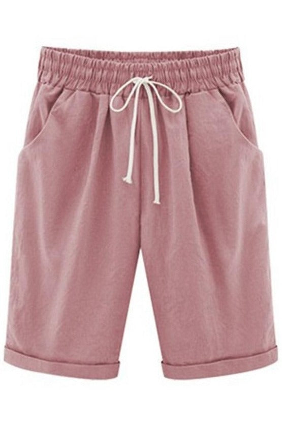 Daisy | Women’s Loose Fit Drawstring Pocket Shorts