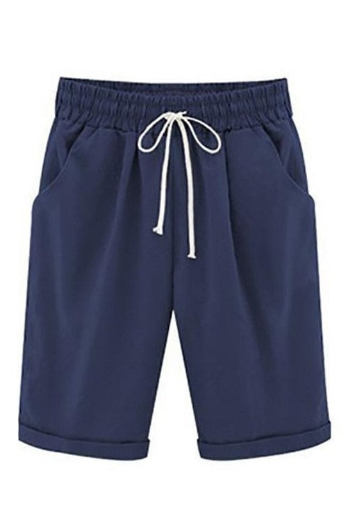 Daisy | Women’s Loose Fit Drawstring Pocket Shorts