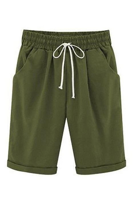 Daisy | Women’s Loose Fit Drawstring Pocket Shorts