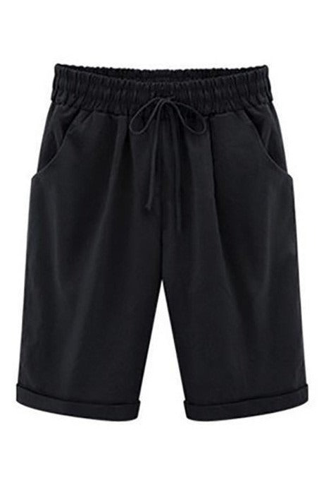 Daisy | Women’s Loose Fit Drawstring Pocket Shorts
