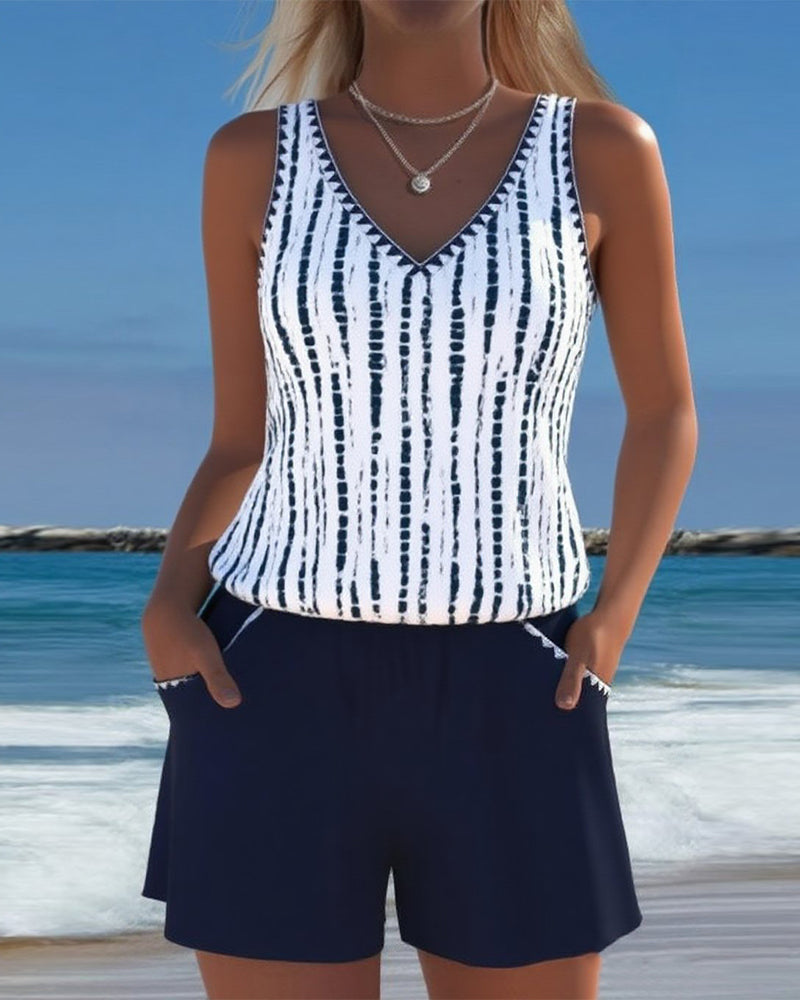 Danielle | Women’s Pocket Two-Piece Summer Swimsuit
