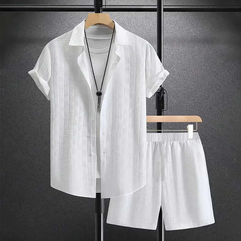 Darren | Men’s Short Sleeve Two Piece Matching Set