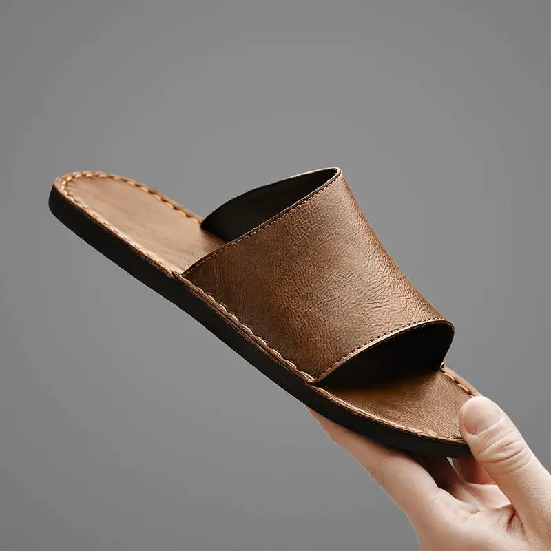 Dashiell | Men's Open Toe Slip-On Open Back Strappy Slippers