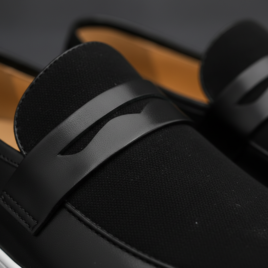 Demetrius | Men's Two Tone Slip-On Closed Toe Dress Loafers