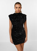 Dominique | Women’s Sequin Sleeveless Party Mini Dress