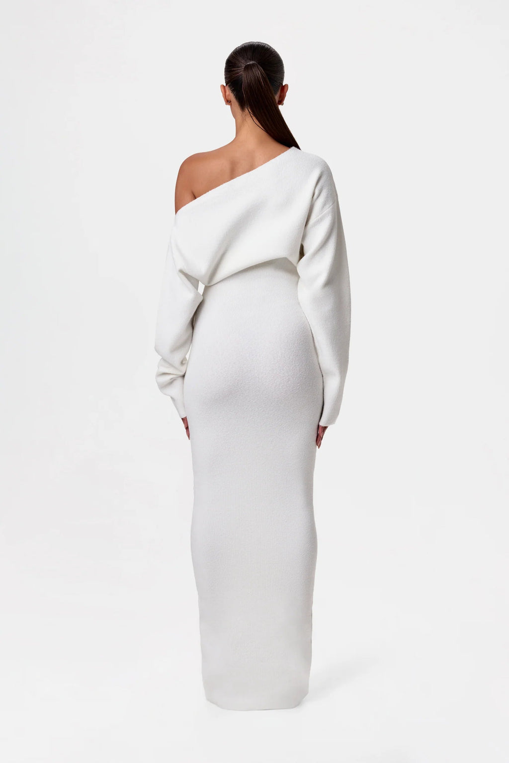 Donna | Women’s Long Sleeve Off Shoulder Bodycon Maxi Dress
