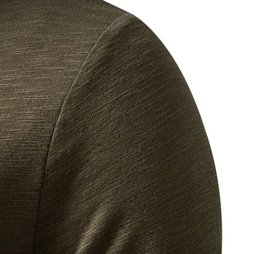 Donovan | Men’s Textured Long Sleeve Henley Shirt