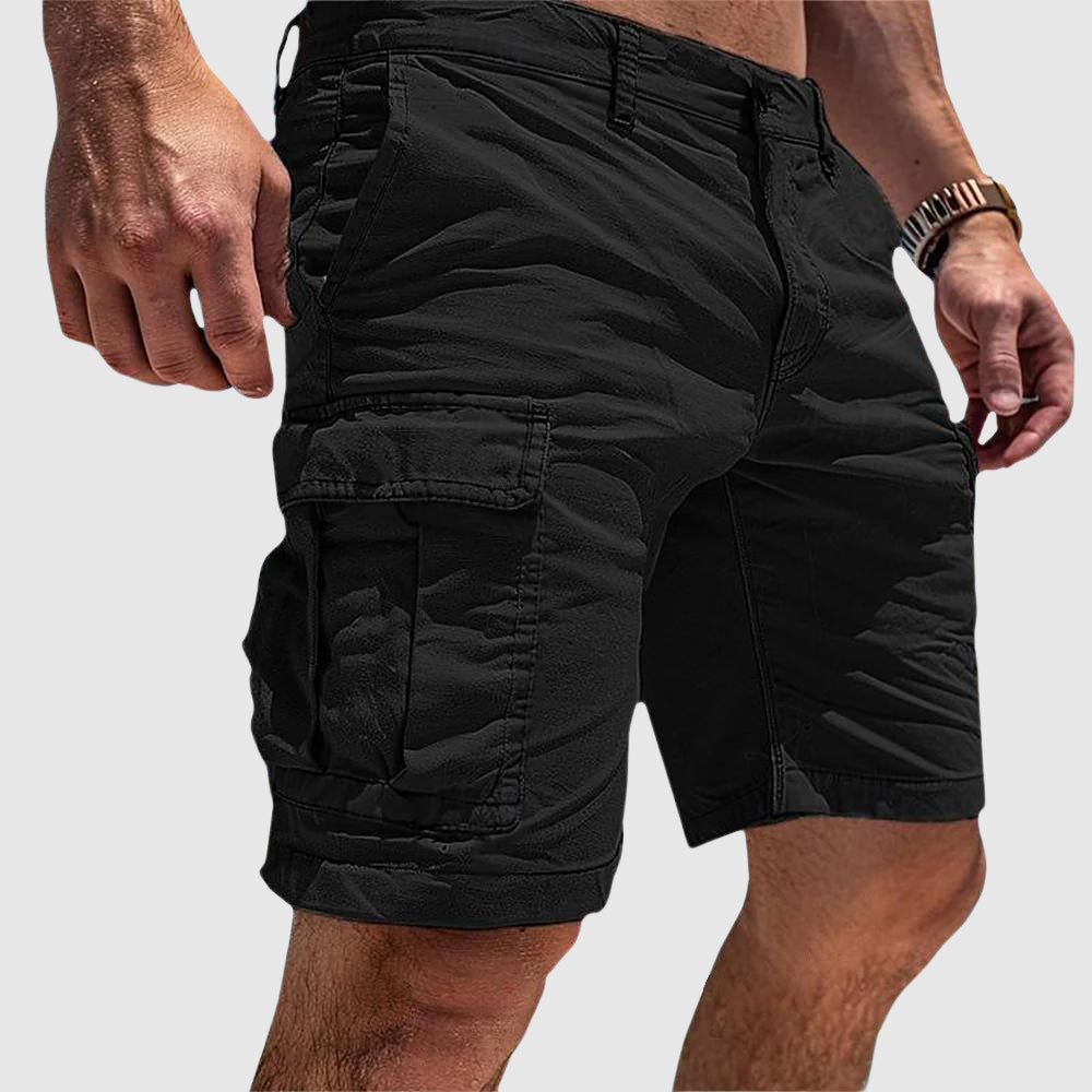 Duncan | Men's Knee-Length Cargo Pocket Shorts