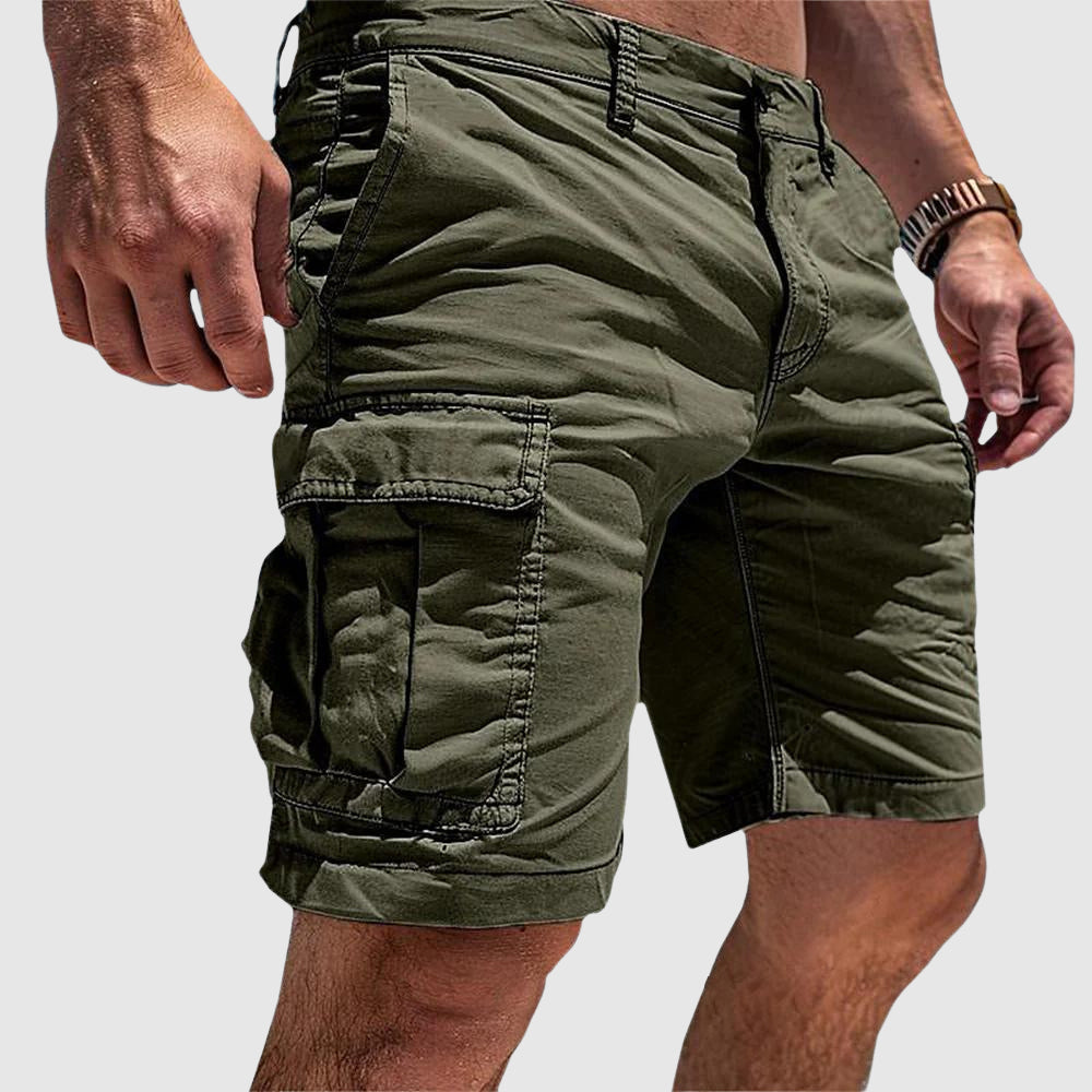 Duncan | Men's Knee-Length Cargo Pocket Shorts