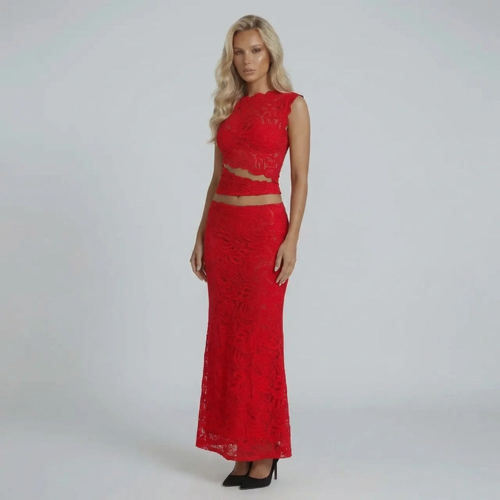 Eileen | Women’s Sleeveless Straight Fit Two Piece Set