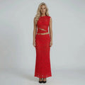 Eileen | Women’s Sleeveless Straight Fit Two Piece Set