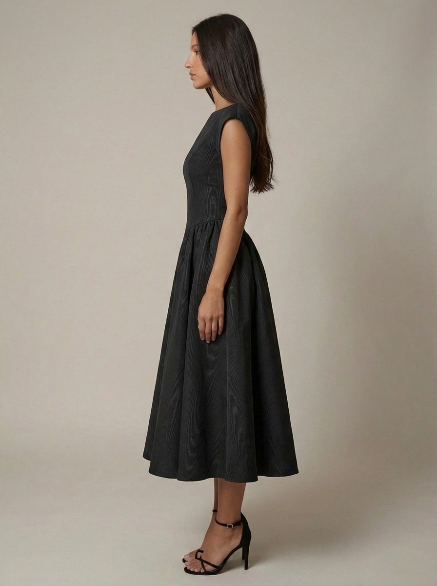 Eleanora | Women’s Open Back Sleeveless Flowy Midi Dress