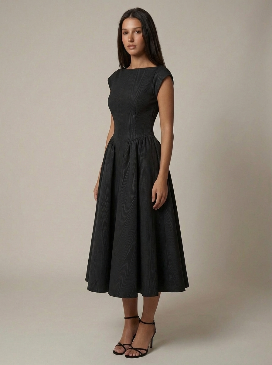 Eleanora | Women’s Open Back Sleeveless Flowy Midi Dress