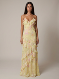 Eliana | Women’s Strappy Backless Floral Wedding Guest Dress