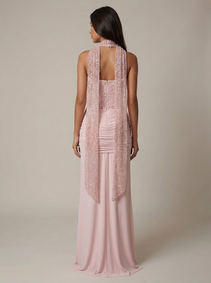 Elisa | Women’s Strapless Draped Wedding Guest Dress