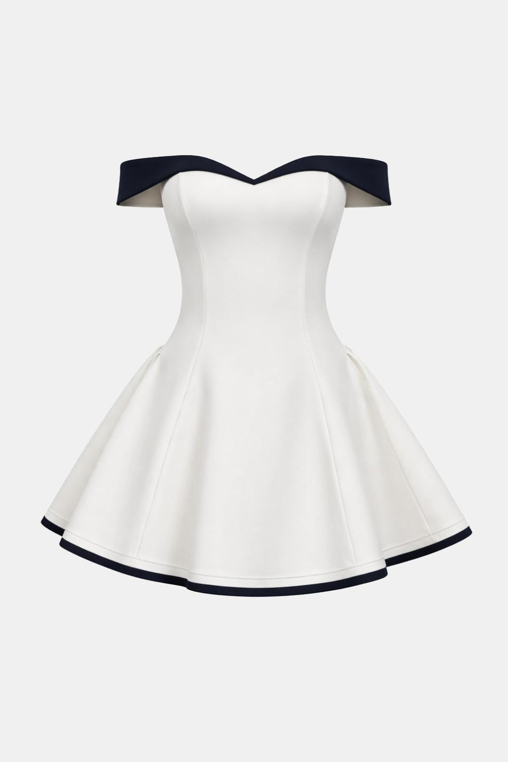 Ella | Women’s Off Shoulder Fitted Grad Party Mini Dress