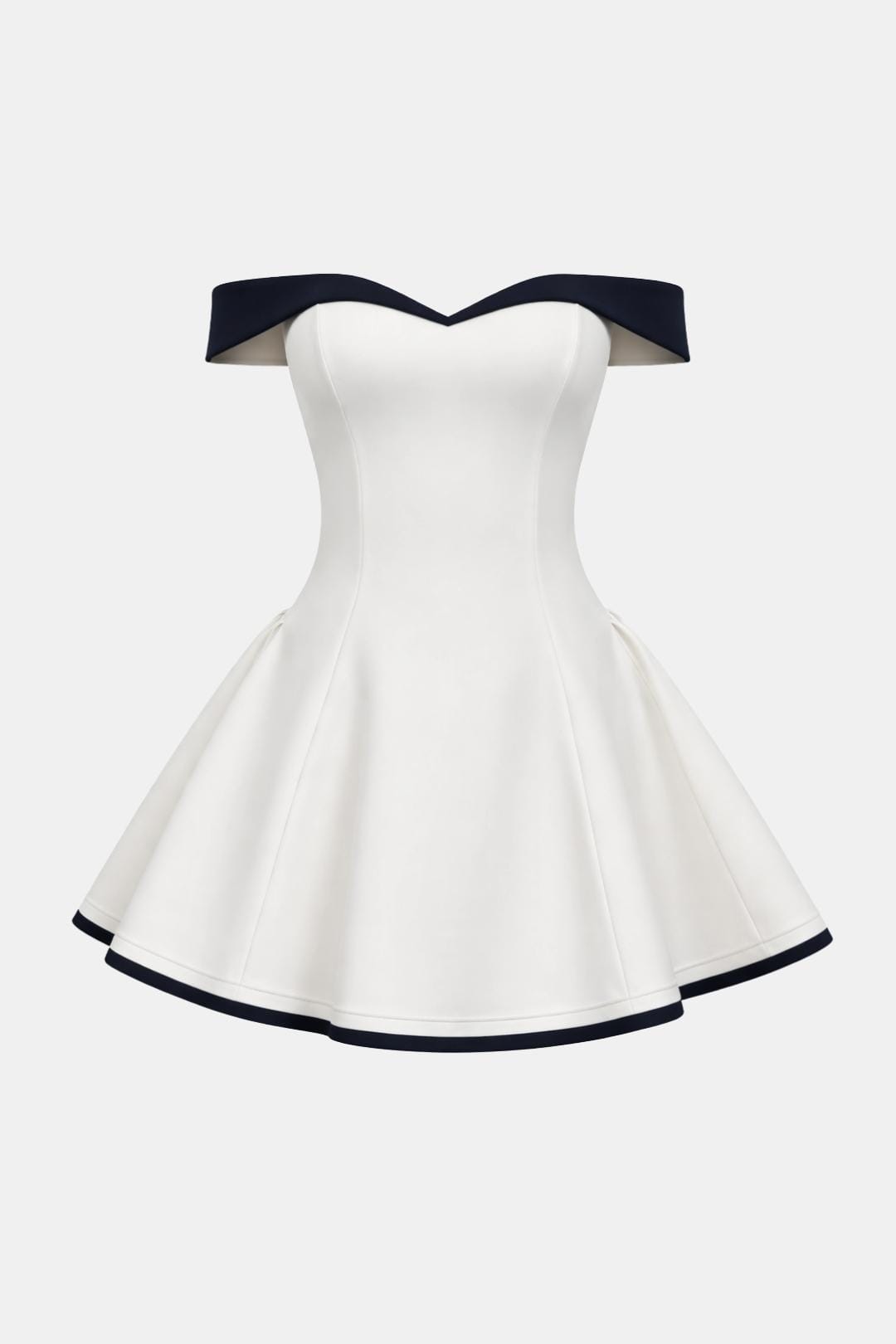 Ella | Women’s Off Shoulder Fitted Grad Party Mini Dress