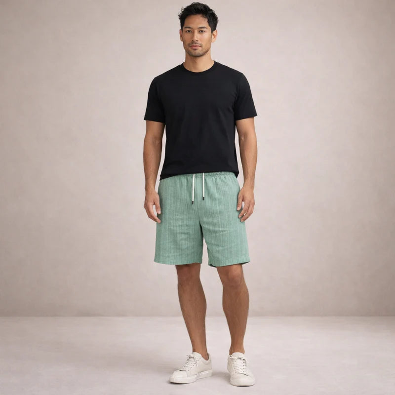 Ellsworth | Men's Pocket Pinstripe Drawstring Summer Shorts