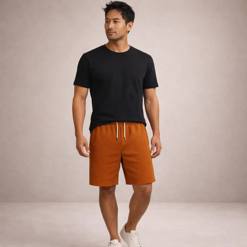 Ellsworth | Men's Pocket Pinstripe Drawstring Summer Shorts