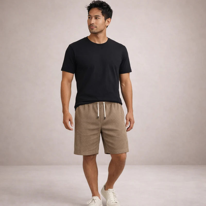 Ellsworth | Men's Pocket Pinstripe Drawstring Summer Shorts