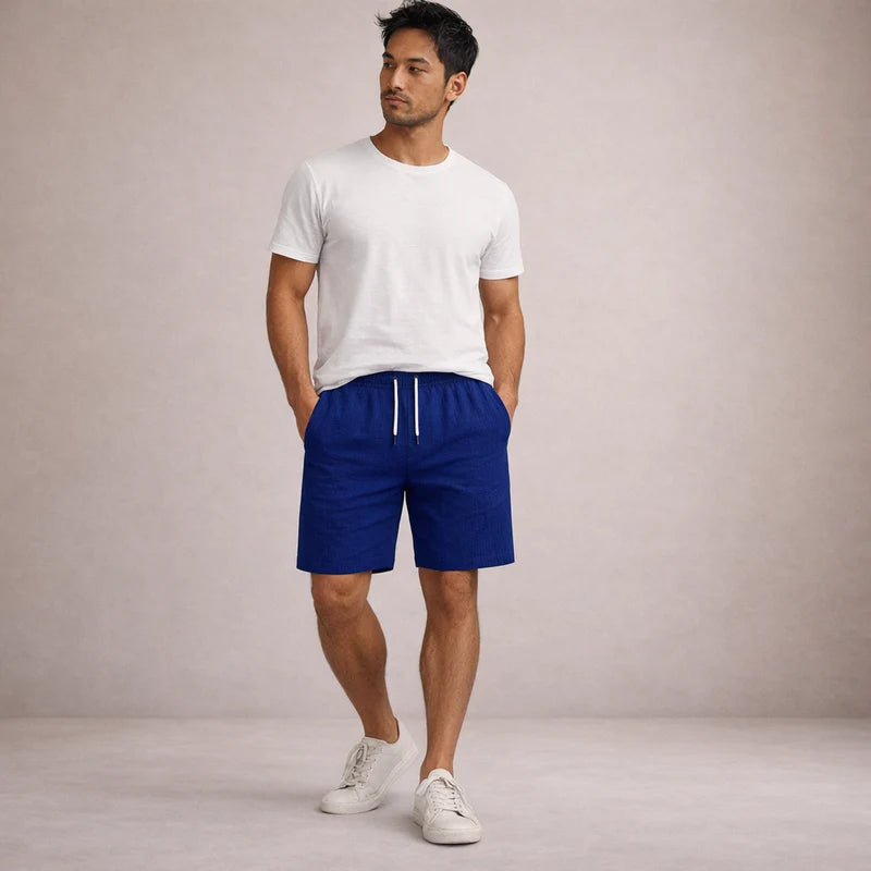 Ellsworth | Men's Pocket Pinstripe Drawstring Summer Shorts