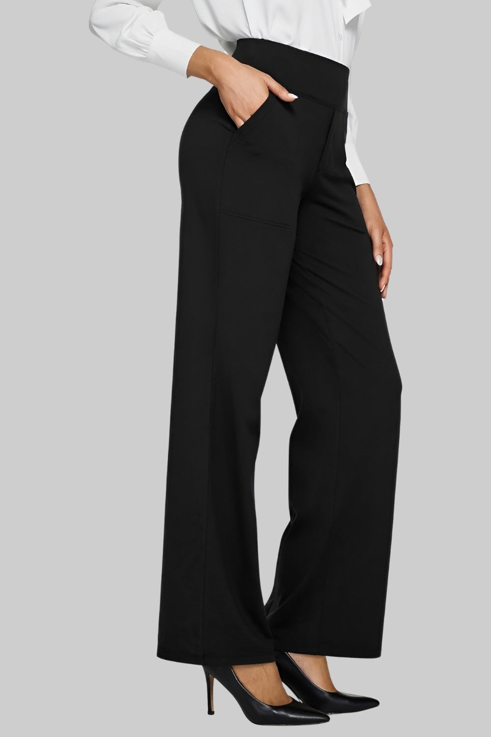 Emily | Women’s High Rise Tapered Stretch Dress Pants