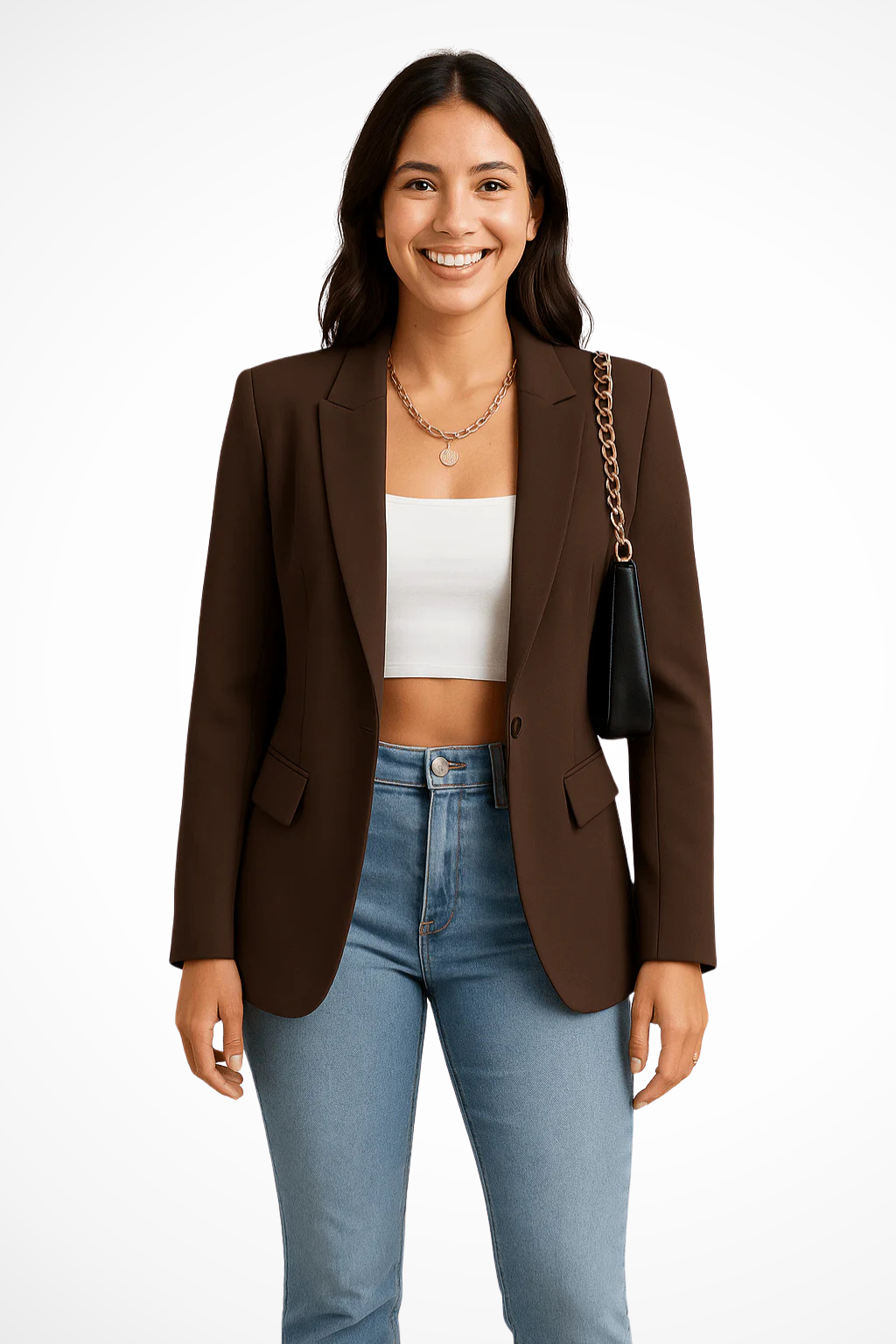 Faith | Women’s Long Sleeve Notch Lapel Blazer