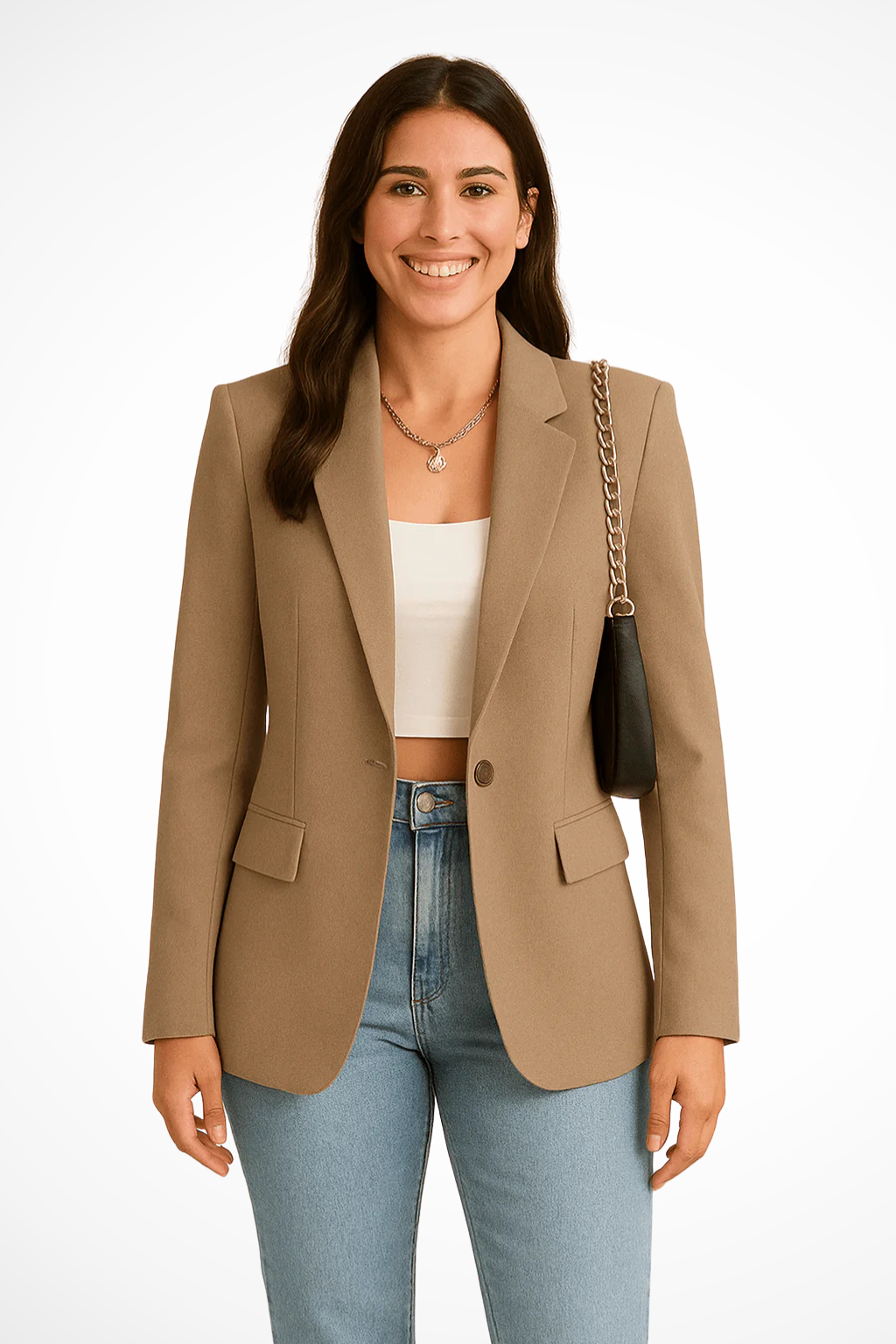 Faith | Women’s Long Sleeve Notch Lapel Blazer