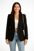 Faith | Women’s Long Sleeve Notch Lapel Blazer