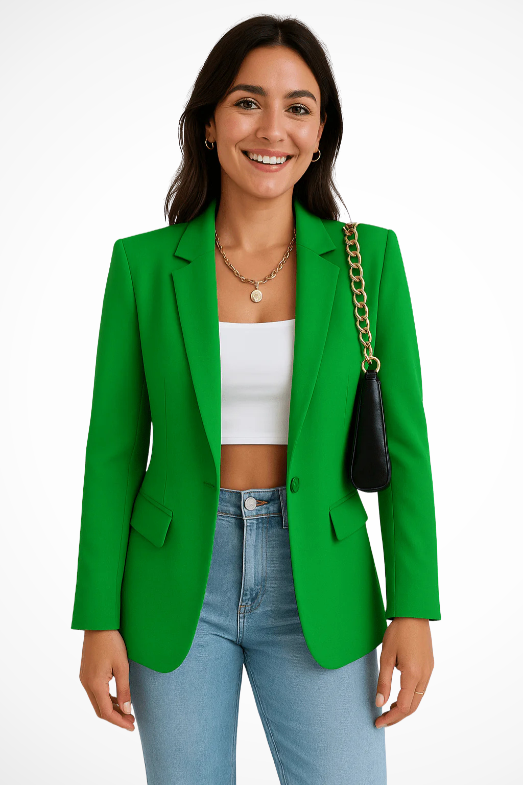 Faith | Women’s Long Sleeve Notch Lapel Blazer