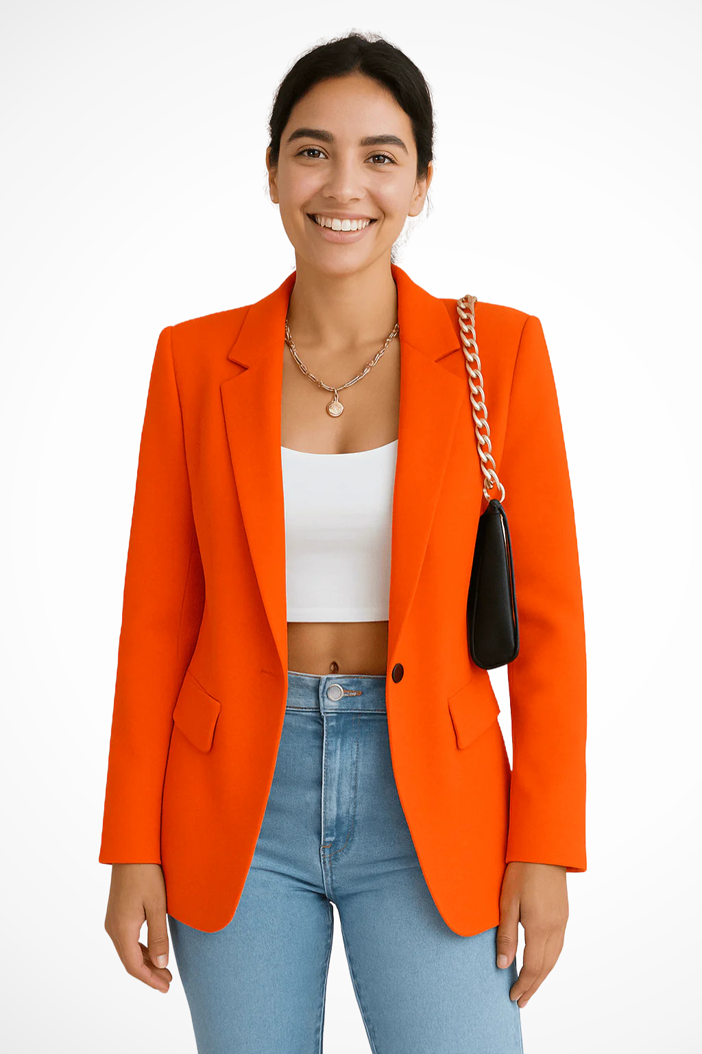 Faith | Women’s Long Sleeve Notch Lapel Blazer