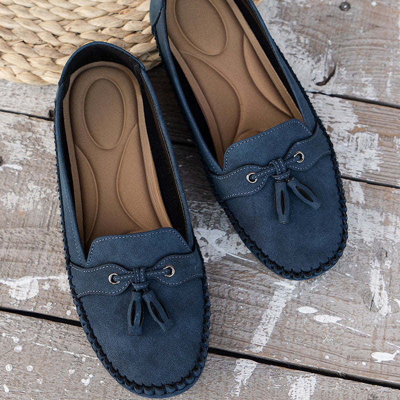 Florence | Women's Bow Closed Toe Slip On Loafers