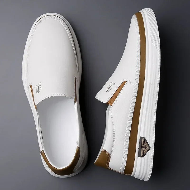 Frederick | Men's Round Toe Low Top Slip-On Dress Shoes