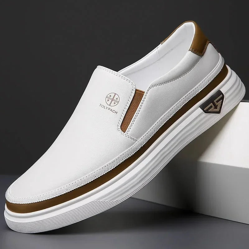 Frederick | Men's Round Toe Low Top Slip-On Dress Shoes