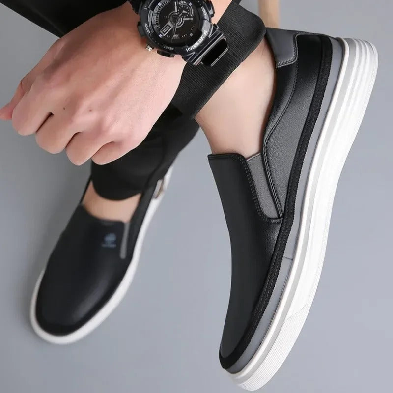 Frederick | Men's Round Toe Low Top Slip-On Dress Shoes