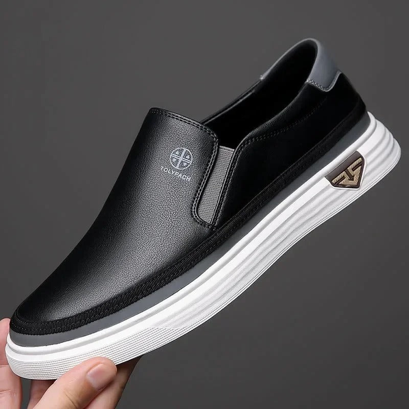 Frederick | Men's Round Toe Low Top Slip-On Dress Shoes