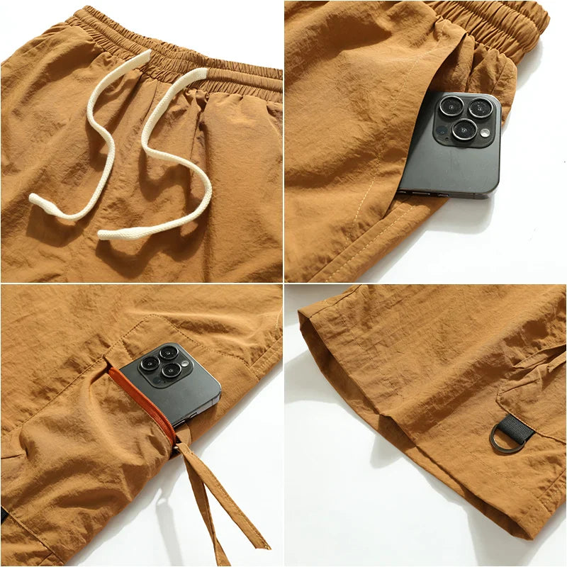 George | Men’s Knee Length Drawstring Cargo Shorts