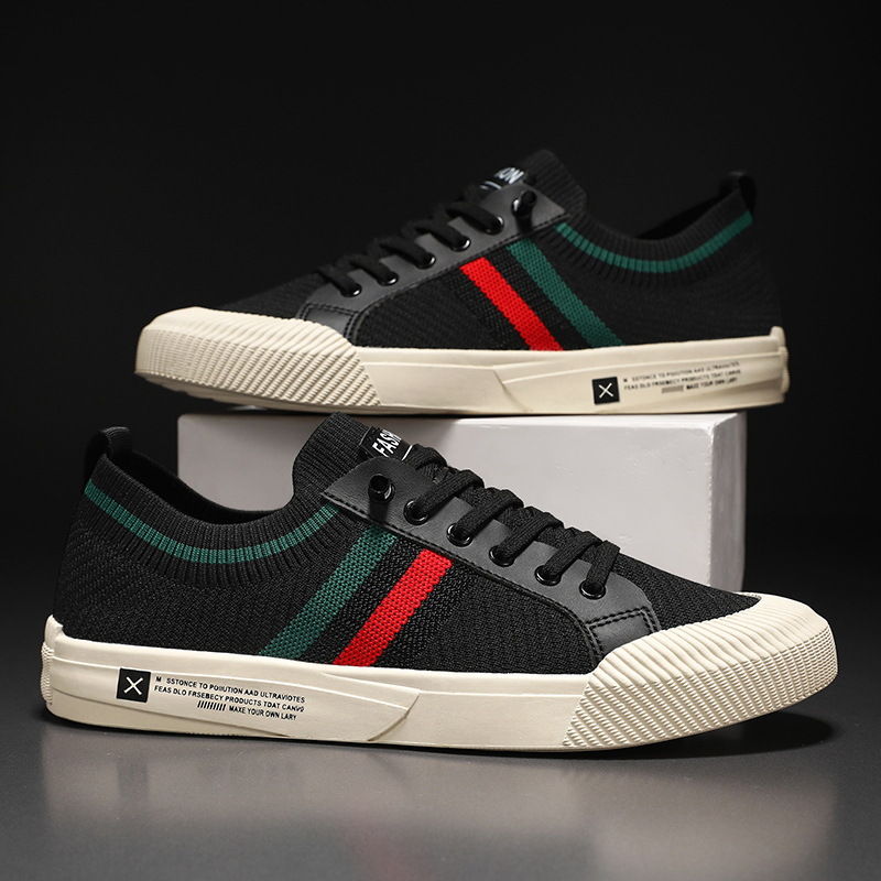 Gerardo | Men's Lace-Up Closed Toe Low Top Mesh Sneakers