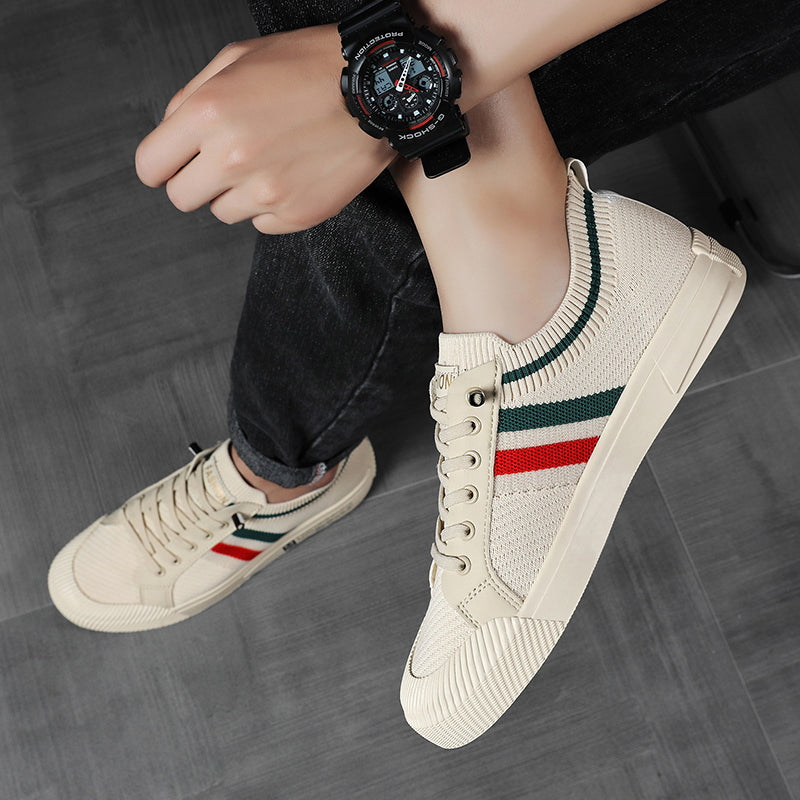 Gerardo | Men's Lace-Up Closed Toe Low Top Mesh Sneakers
