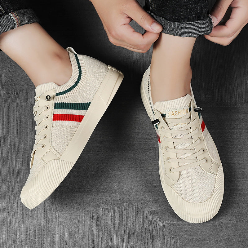 Gerardo | Men's Lace-Up Closed Toe Low Top Mesh Sneakers