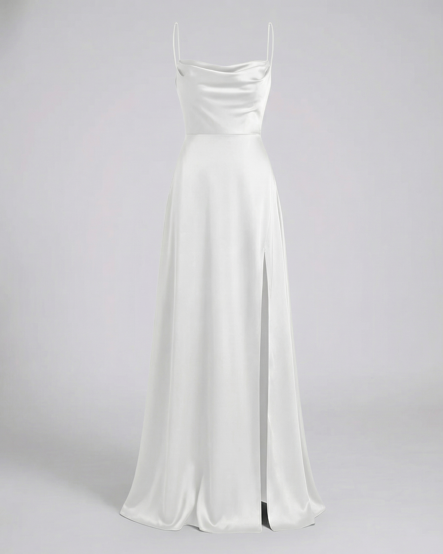 Grace | Women's Cowl Neck Sleeveless Flowy Wedding Guest Dress