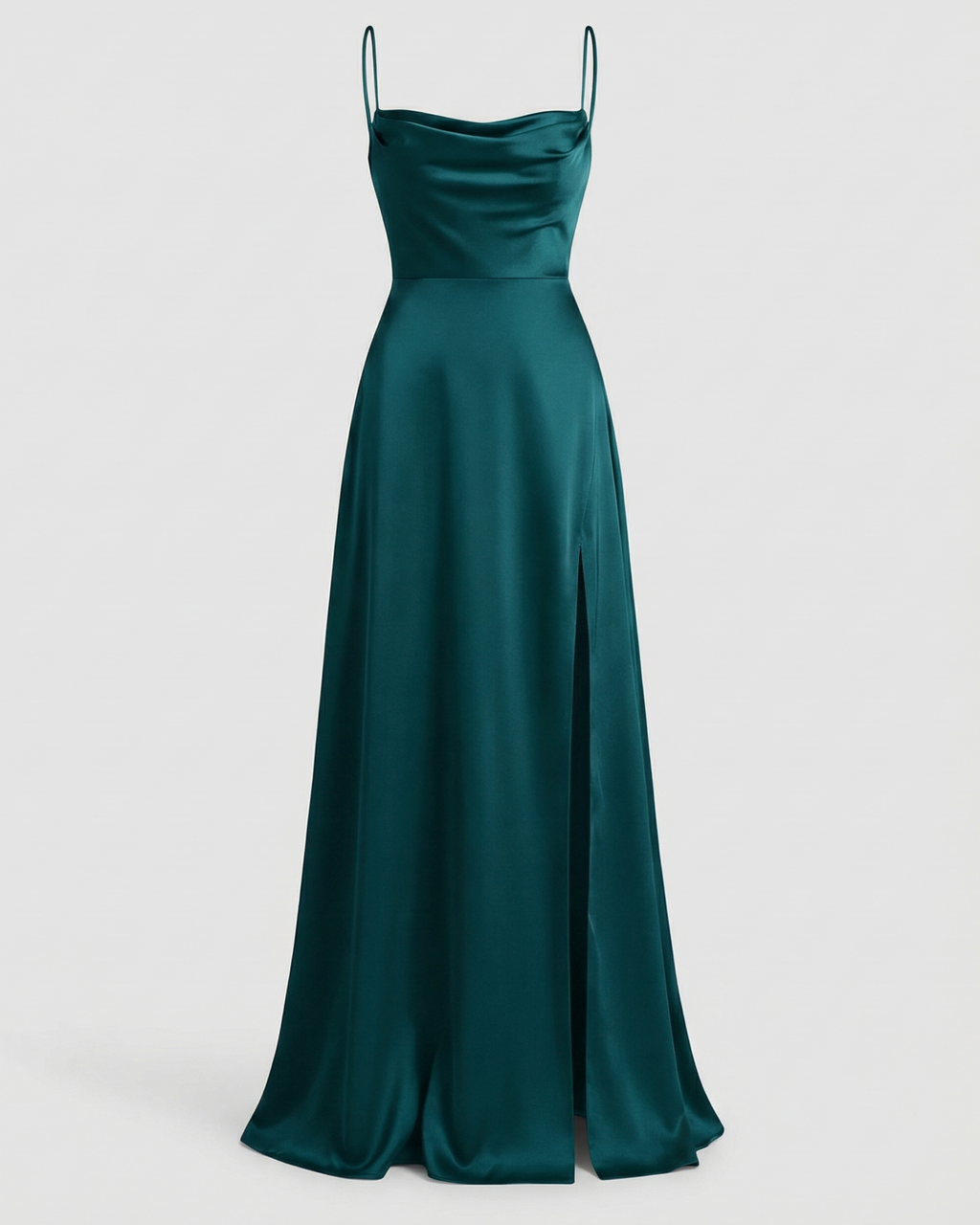 Grace | Women's Cowl Neck Sleeveless Flowy Wedding Guest Dress