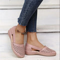 Grace | Women’s Round Toe Textured Slingback Wedge Sandals
