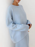 Grainne | Women's Long Sleeve Crew Neck Oversized Sweater