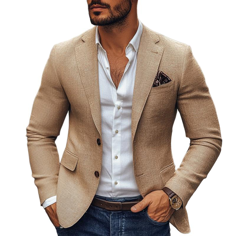 Grayson | Men’s Fitted Button Long Sleeve Blazer